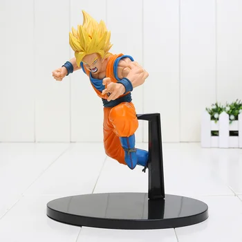 

19cm Dragon Ball Z Super SC 6 Action Figure Super Saiyan 2 Son Goku Jumping Model Toy Figuras