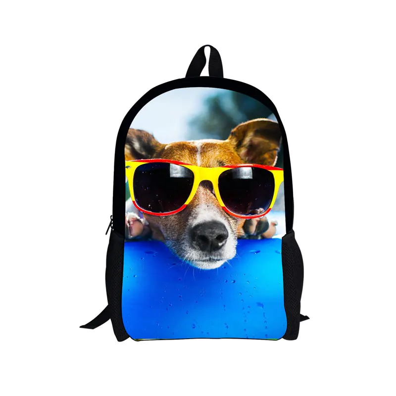 Customized 3D Printing Backpack Girl Cat School Bookbag Catoon Packs Children Cool Present Canvas Rucksack Mochila Escolar