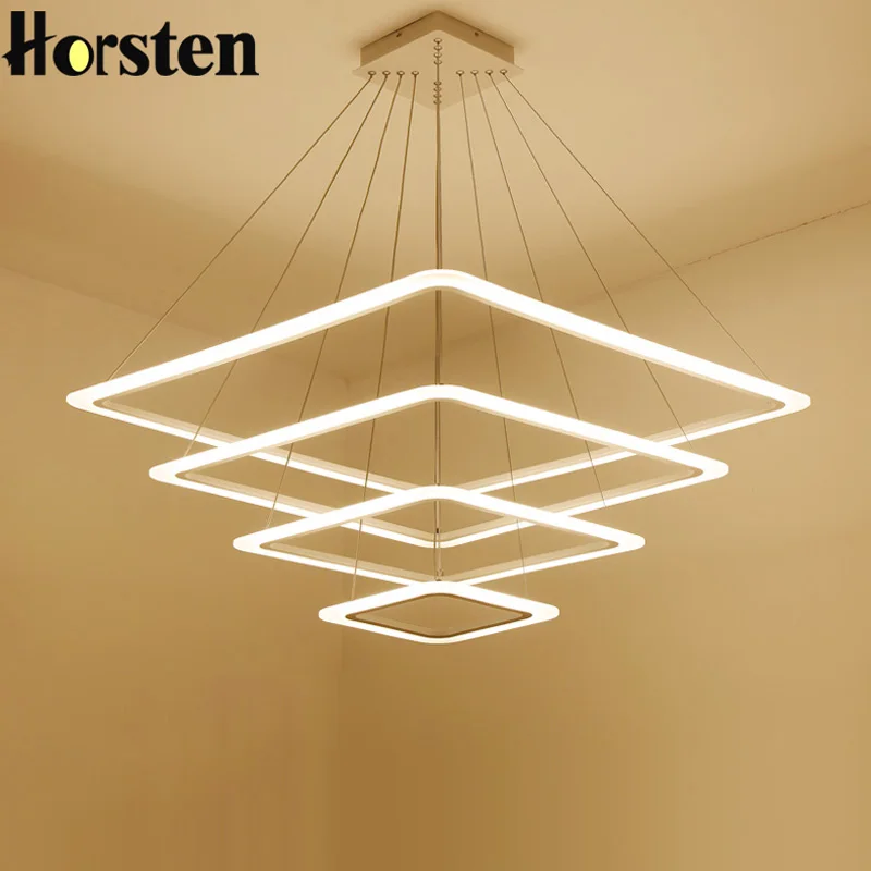 

Horsten Creative Personality LED Chandelier Lights 4 Layers Suspension Hanging Lamp For Living Room Dining Room Restaurant Bar