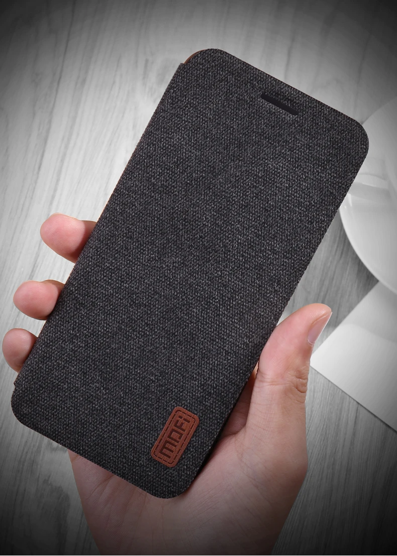 Чехол для xiaomi mi 8 lite, чехол MOFI для xiaomi mi 8 Pro, тканевый флип-чехол для xiaomi mi 8 x, полное покрытие mi 8 lite, флип-матовый чехол