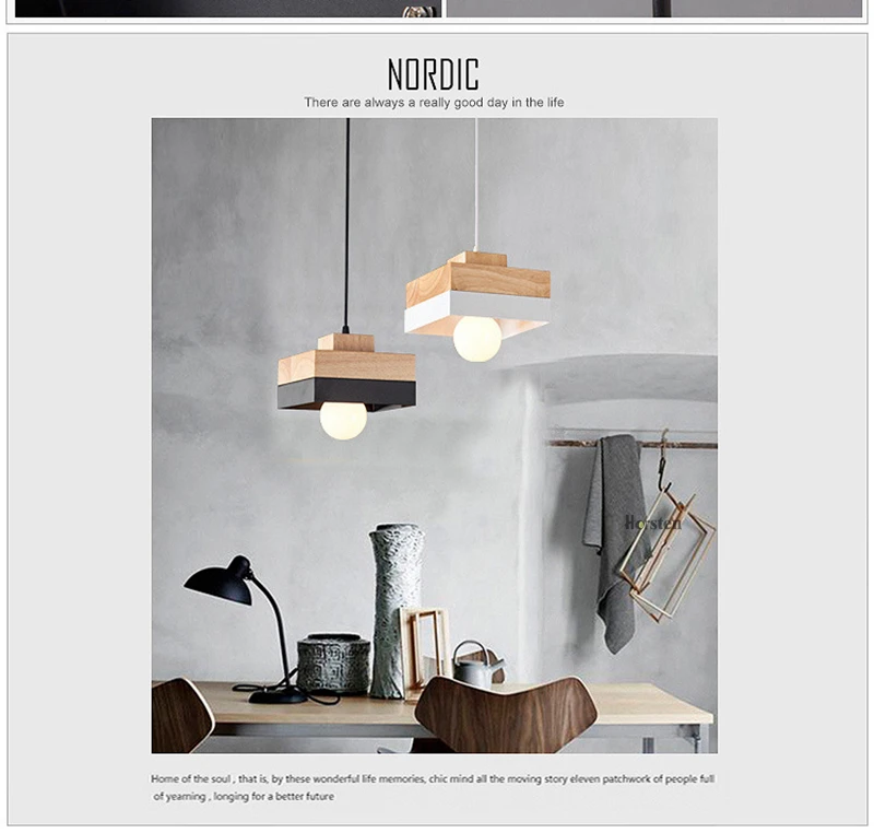 Horsten Modern Nordic Solid Wood Pendant Lights Minimalism Pendant Lamp For Dinning Room Living Room Bar Cafe Hanging Light (15)