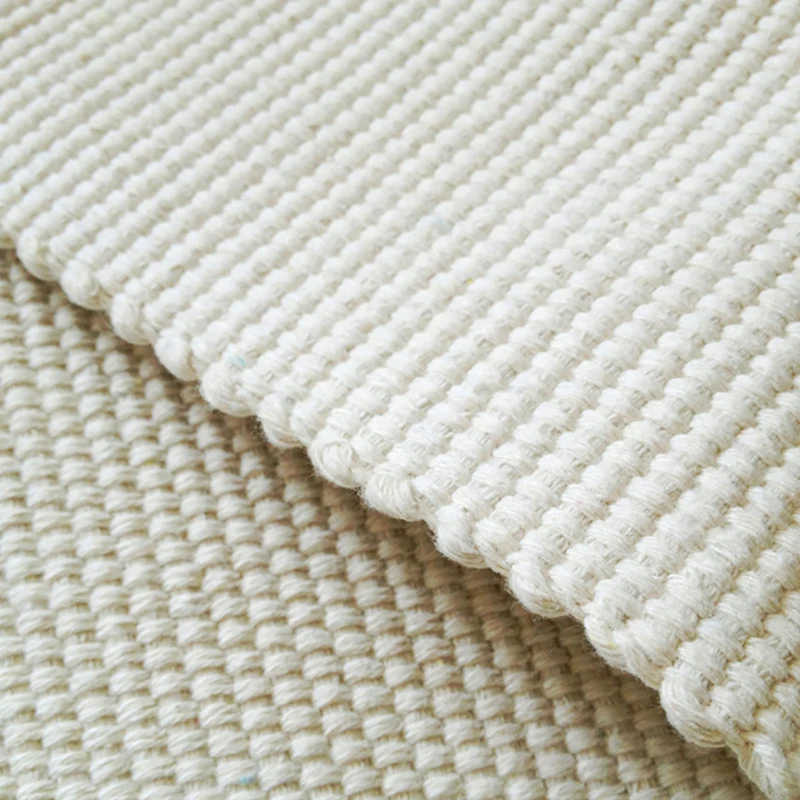 Cotton White Hand Knitting Tatami Carpet Folding Soft Carpet Machine