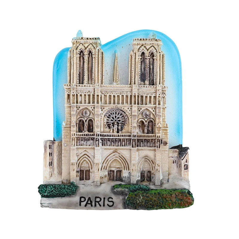 

Notre Dame de Paris 3D Fridge Magnet Craft France Tourist Souvenir Gift