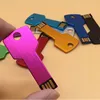 Memoria USB en forma de llave con Logo personalizado, Pendrive de Metal de 4GB, 8GB, 32GB, 16GB ► Foto 3/6