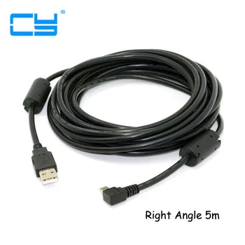 

Left Right Angle 90 degree mini usb cable connector Mini USB B Type Male to USB 2.0 A Male Data Cable L Bending 0.5M 1.8M 5M
