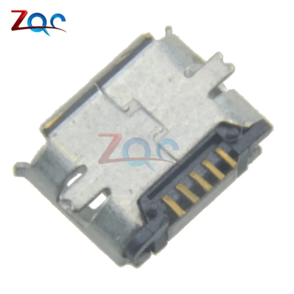 

10Pcs Micro USB Type B Female 5Pin SMT Socket Jack Connectors Port PCB Board