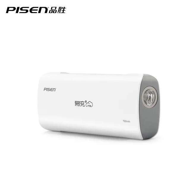 PISEN 7500 мАч Портативный Mobile Power Bank СВЕТОДИОДНЫЙ Дисплей Быстрое Зарядное Устройство для iphone/samsung/HTC/Huawei/Xiaomi/таблетка/Смартфон