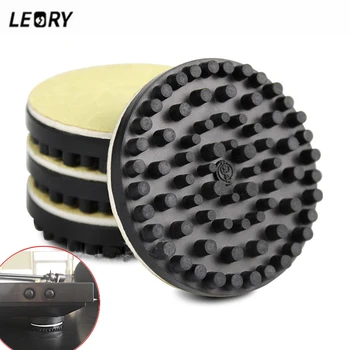 

LEORY 4PCS LP Record Stand Foot Slipproof Soundproof Silica Gel Isolation Turntable Feet Pads Base Mat For Turntable Phonograph
