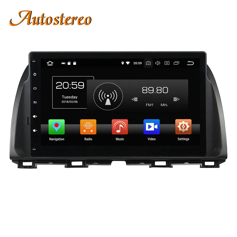 Discount Android 9 DSP Car NO DVD Player GPS navigation For Mazda CX-5 ATENZA head unit multimedia player auto radio tape recorder IPS CN 4