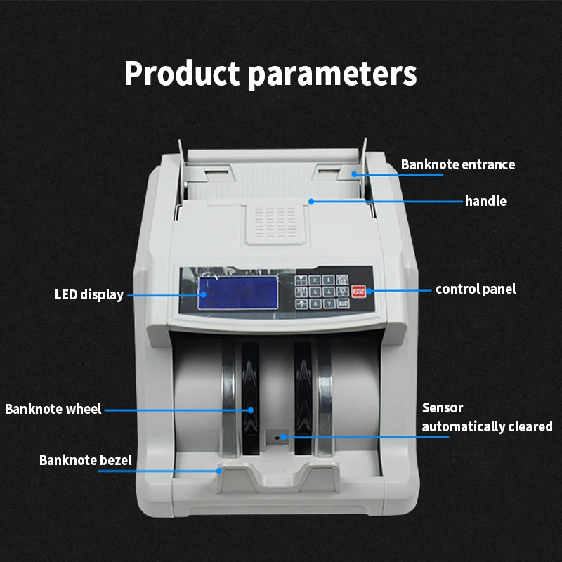 Профессиональная машина для счета валюты UV/MG машина для обнаружения фальшивых банкнот счетчик банкнот Счетная машина новая