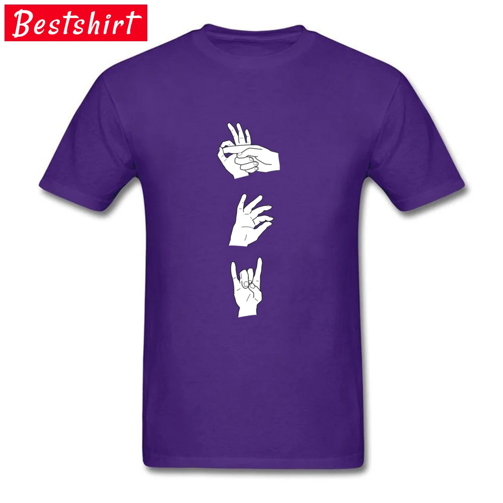  Student T Shirt Printed On Comics Tops T Shirt 100% Cotton Fabric Crewneck Short Sleeve Hip hop T-Shirt NEW YEAR DAY Sex Drugs Rock n Roll 14500 purple