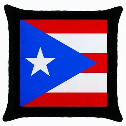 Flag Cushion Covers Puerto Rico Puerto Rican Flag Pillow Case Decorative Car Cushions Cases Black Two Sides Zippered Print 18 Car Cool Cushion Car Dualcushion Soft Aliexpress