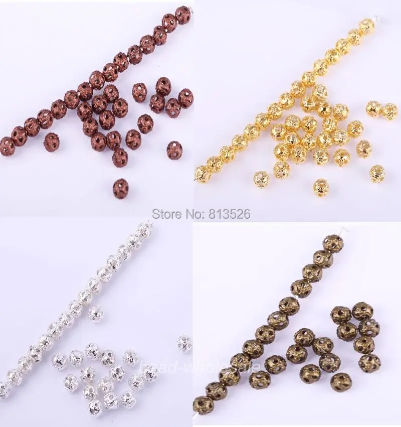 Lots 100pcs Tibetan Silver//Golden//Bronze Tone Leaf Bead Caps 6mm U Choose Color