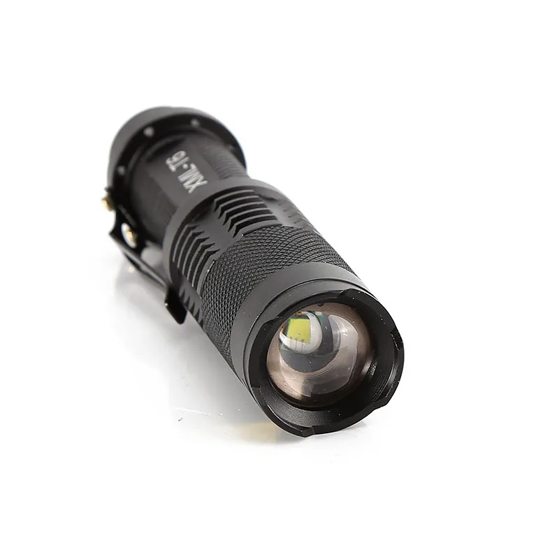 Anjoet мини ZOOMABLE 2000LM CREE Q5 ZOOM тактический флэш-светильник AA батарея или 14500 батарея мини-фонарь светильник лампа+ мини-Кобура