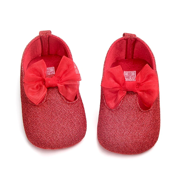 wanjares Baby Shoes First Walker Glitter Sneaker Anti-Slip