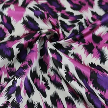 Леопардовая дизайнерская атласная ткань африканская ткань с принтами