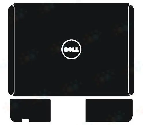 Ноутбук из углеродного волокна виниловой кожи Наклейка Обложка для Dell Inspiron MINI 9/MINI 910