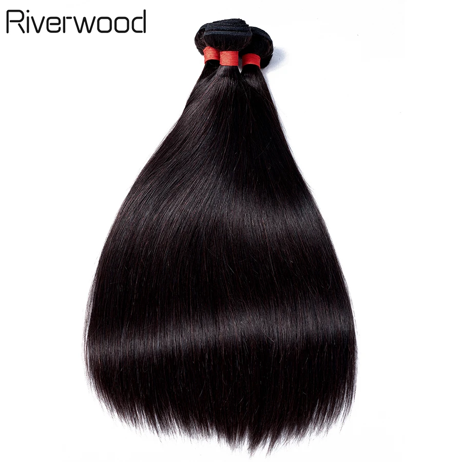 Riverwood Straight Hair 3 Bundles With Lace Closure Brazilian Human Hair Weave Bundles With 4*4 Closure Remy Hair Extension Riverwood Straight Hair 3 Bundles With Lace Closure Brazilian Human Hair Weave Bundles With 4*4 Closure Remy Hair Extension