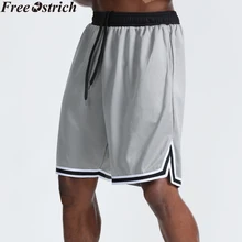 Мужские летние быстросохнущие свободные шорты размера плюс, удобные дышащие баскетбольные тренировочные брюки с ремнем, спортивные шорты для тренировок и бега