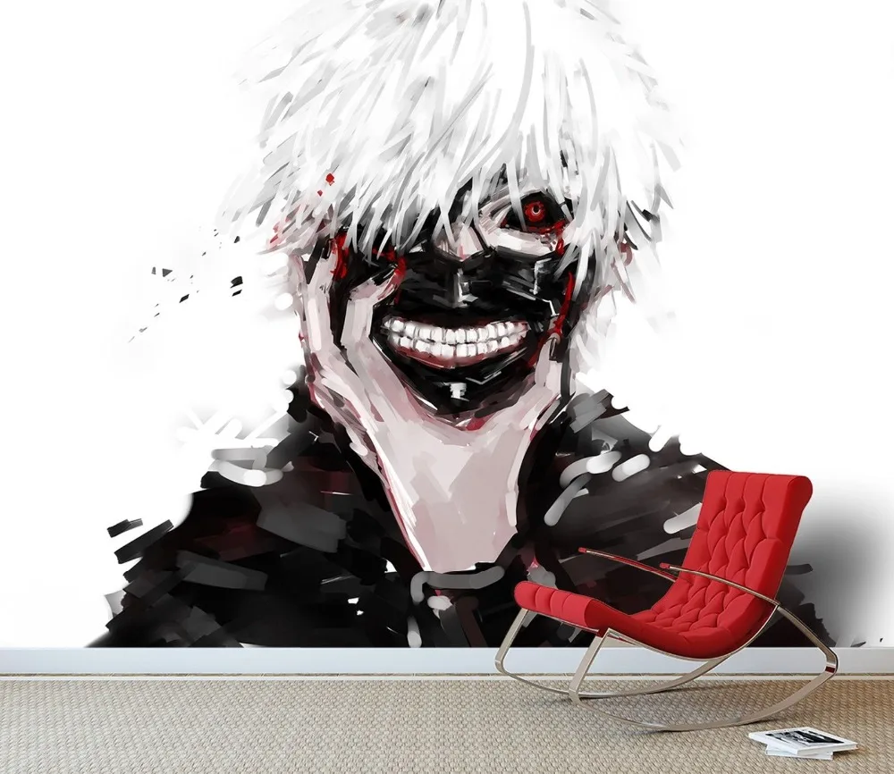 

[Self-Adhesive] 3D Tokyo Ghoul Japan Anime Comics 12 Wall Paper mural Wall Print Decal Wall Murals
