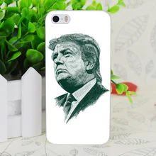 C3505 Donald John Trump Transparent Hard Thin Case Skin Cover For Apple IPhone 4 4S 4G 5 5G 5S SE 5C 6 6S Plus