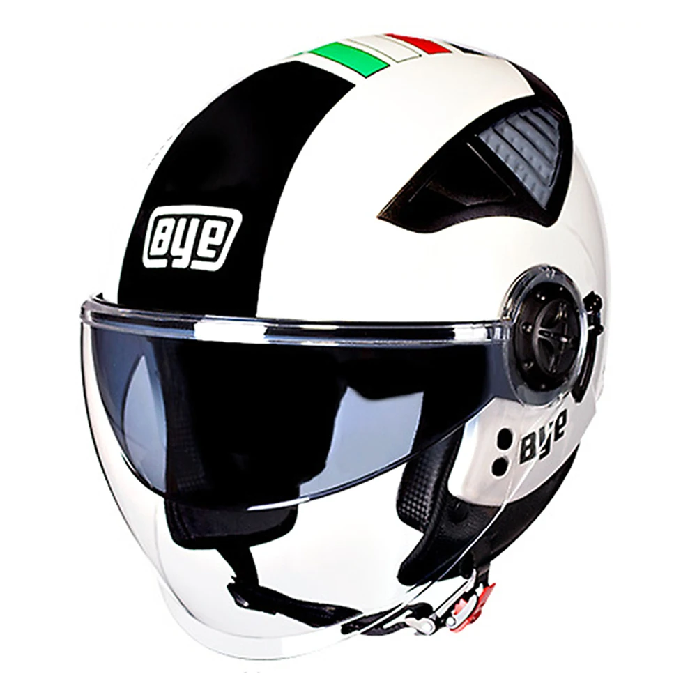 BYE мотоциклетный шлем DOT Ретро Винтаж круизер чоппер Скутер кафе гонщик Cascos Мото шлем 3/4 открытый шлем