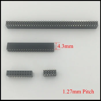 

2*15 2x15 2*20 2x20 2*25 2x25 Pin 30P 40P 50P 1.27mm Pitch 4.3mm Height Double Row SMD SMT Female Connector Pin Header Strip