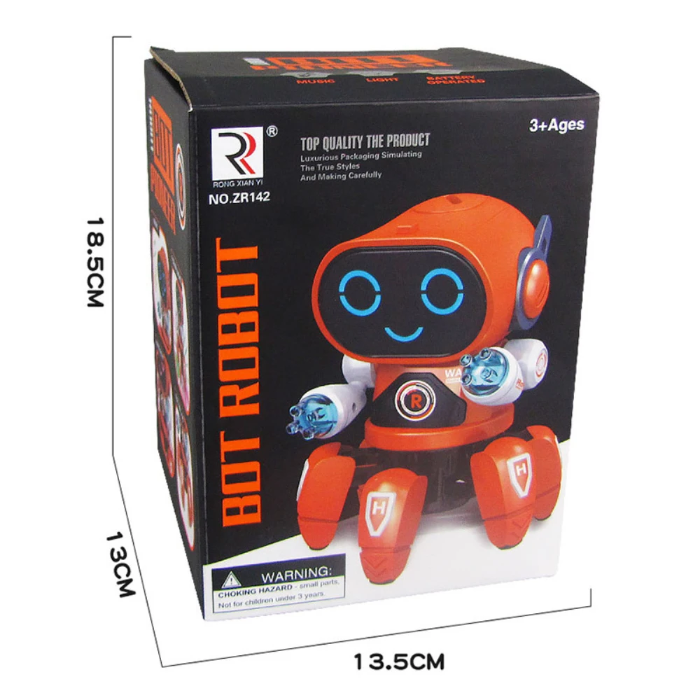 Dancing robot Action Figure Toy Electronic intelligent Walking Robot Toy for Boys Children Birthday Gift