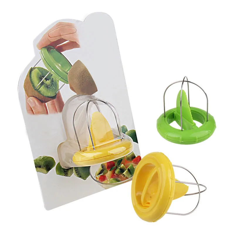 Detachable Kiwifruit Peeler Gooseberry Corer Slicer Soft Fruit Cutter
