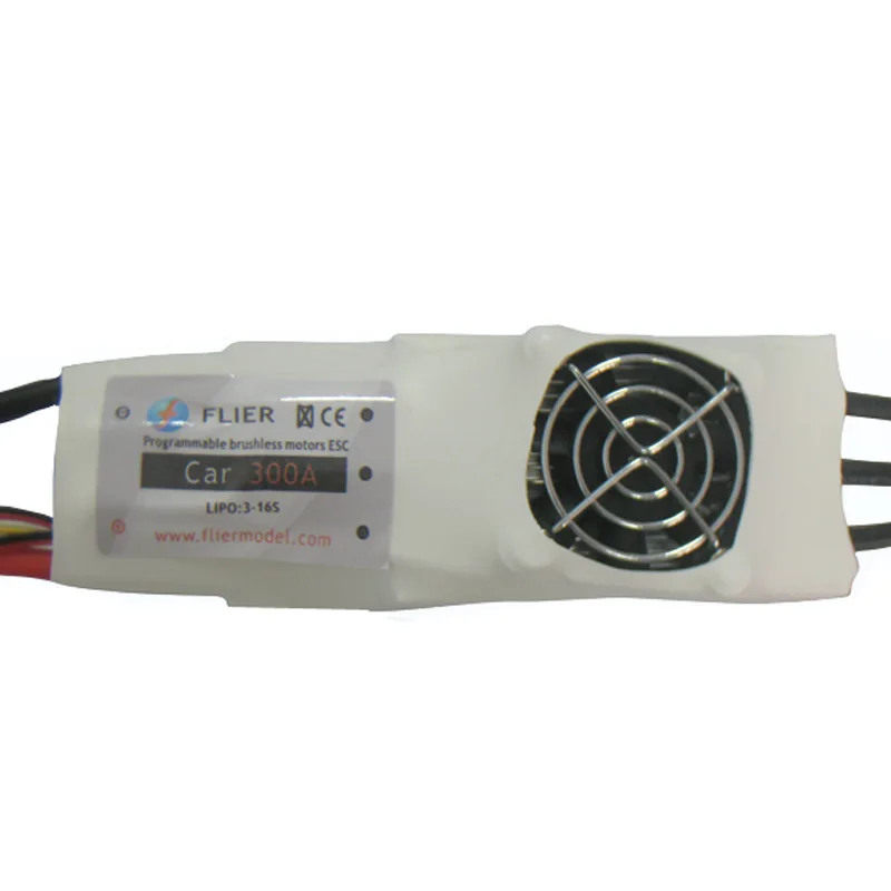 FATJAY FLIER 300A ESC 3 16S с охлаждающим вентилятором бесщеточный контроллер скорости USB