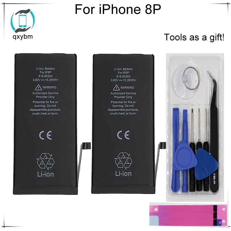 Запасная батарея для iPhone 8plus 8 P IP8P 2691mAh Емкость с набором инструментов и Instuction (не