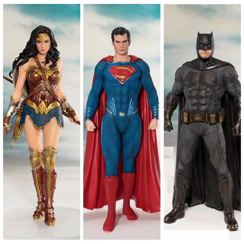 Фигурка Лиги Справедливости DC фигурка героя чудо женщины Бэтмен Супермен статуя