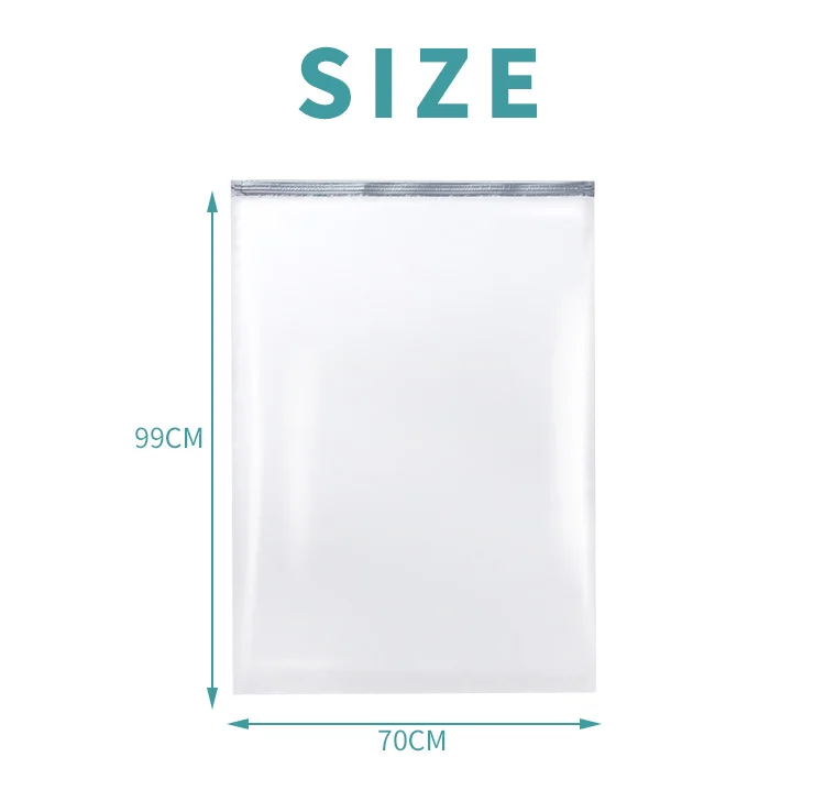 ORZ 6 шт. вакуумные пакеты для одежды прозрачный мешок для хранения Органайзер для шкафа, гардероба нижнее хранилище компрессионные пластиковые пакеты