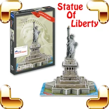 Новогодний подарок американская Статуя Свободы 3D головоломка статуя головоломка Национальный символ строительство бумажная игра-головоломка DIY Забавные игрушки подарок