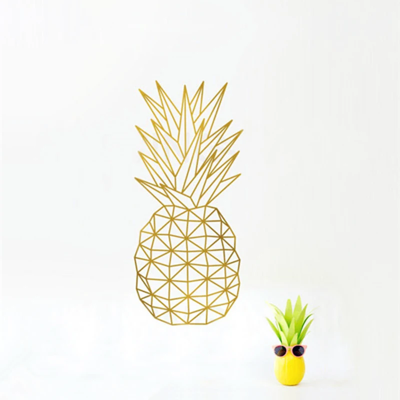 Geometric Pineapple Wall Decal Sticker Home Decor Pineapple Vinyl Art