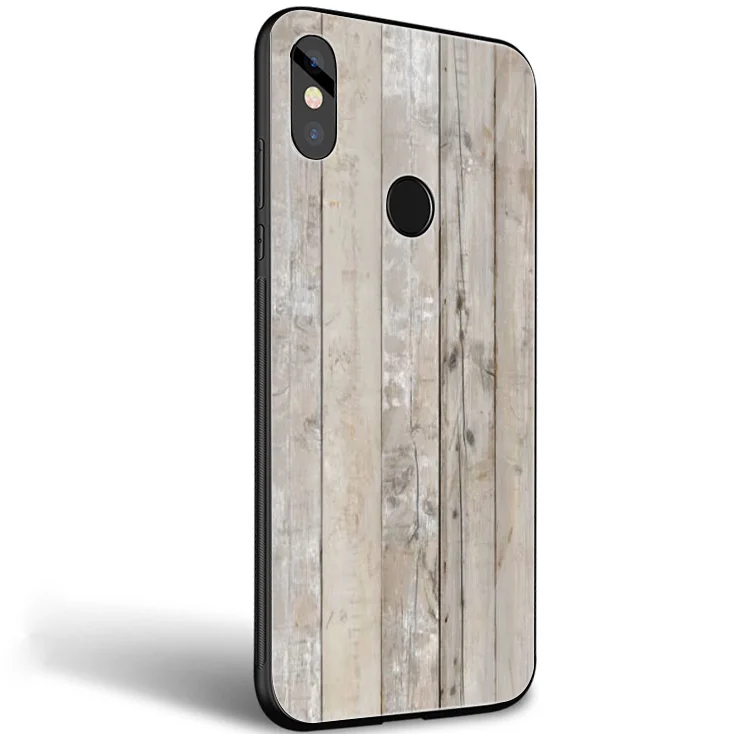 Gerleek деревянный стеклянный чехол для Xiaomi Mi 8 Lite 9 A1 A2 Redmi Note 5 6 7 Pro 6A 4X pocophone