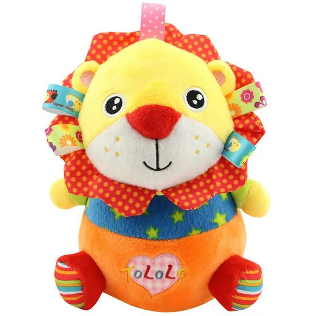 4 styles Cartoon Animal Roly-poly toy Baby Stuffed Plush Doll colorful tumbler Stuffed for child girls boys 20%Off 5