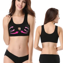 Women Fitness Yoga Sports Bra For Running Gym Padded Shake proof Push Up Seamless Fitness Top Bras Tank Athletic Vest