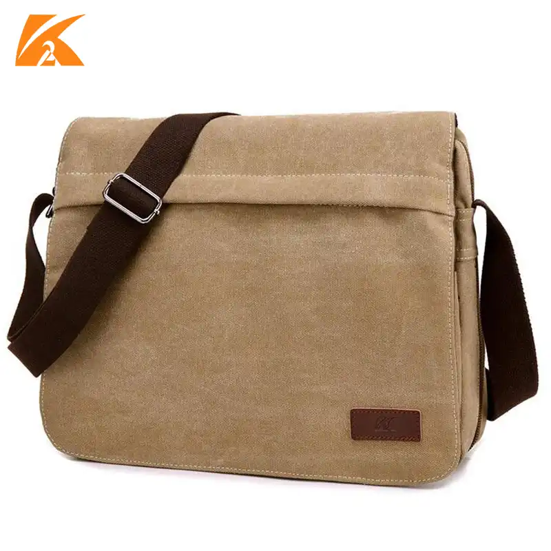 multifunctional canvas messenger bag