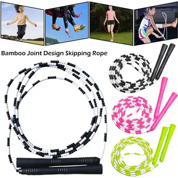 

2.9M Bamboo Joint Design Skipping Rope for Body Building Exercise Gym Training Jump Rope