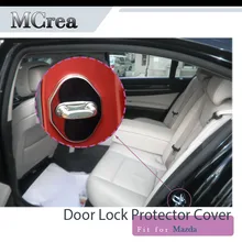 MCrea стайлинга автомобилей дверной замок пробка Нержавеющая сталь Защитная крышка декоративные эмблемы для Mazda 2 6 CX-5 CX-9 3 MS аксессуары