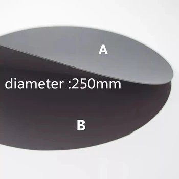

1set 3D Printer part diameter250mm Heatbed Magnetic Adhesive sticker Flex Build Plate A+B pc insulation film kit