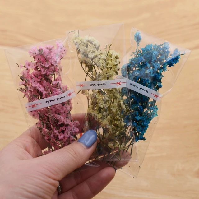 1 bag Natural small crystal flower natural Dried flowers glass globe filler DIY 1 bag Natural small crystal flower natural Dried flowers glass globe filler DIY