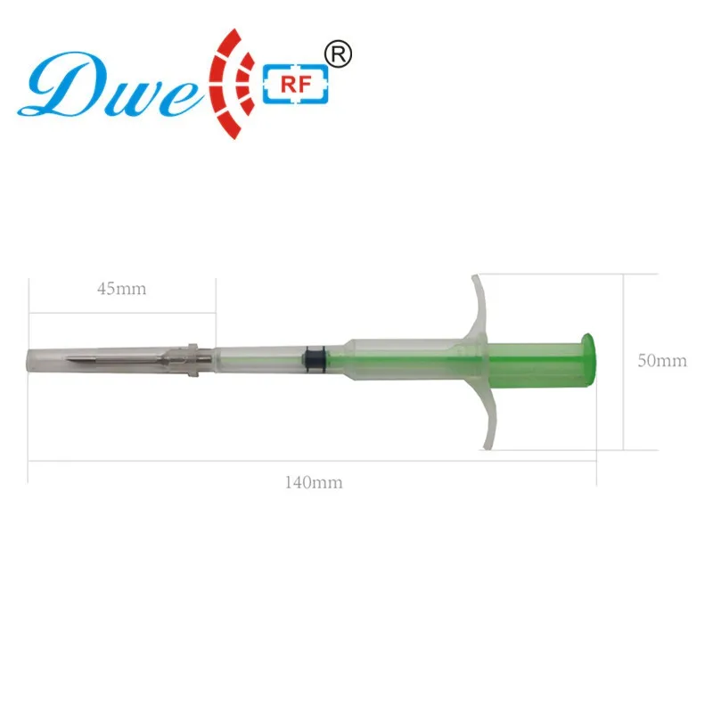 10 шт в партии 2,12*12 мм 134,2 кГц RFID стеклянная бирка для идентификации домашних животных fdx-b чип шприца EM4305