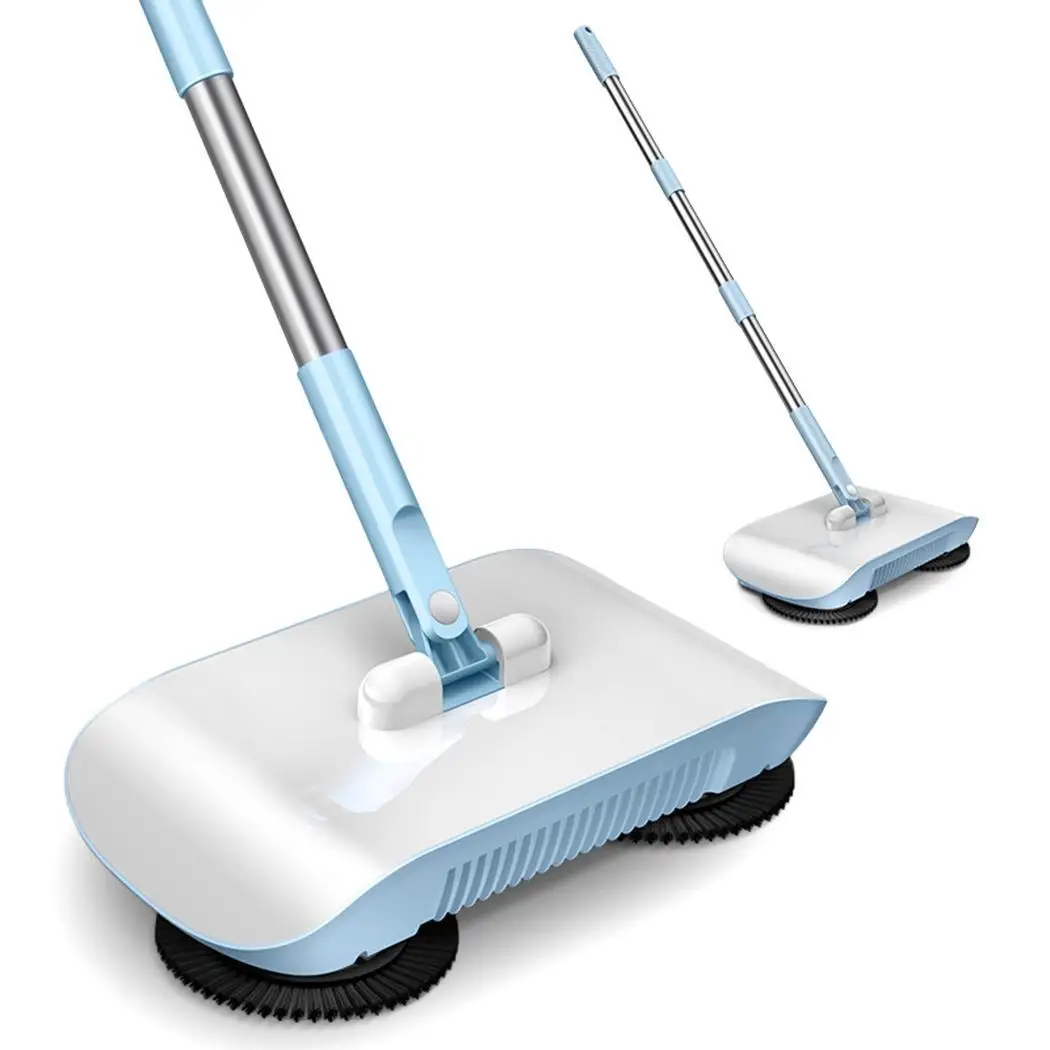 

2 in 1 Hand Push Vacuum Cleaner Set Home Sweeper Broom Dustpan Handheld Dust Collector Indoor Carpet Floor Cleaners