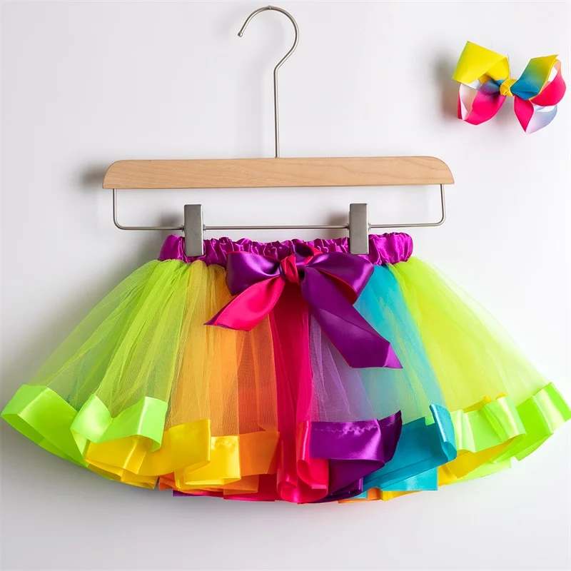 Новинка года; юбка с единорогами; юбка-пачка принцессы; одежда для маленьких девочек; детская разноцветная мини-юбка; одежда для дня рождения; одежда для детей - Цвет: Skirt 4
