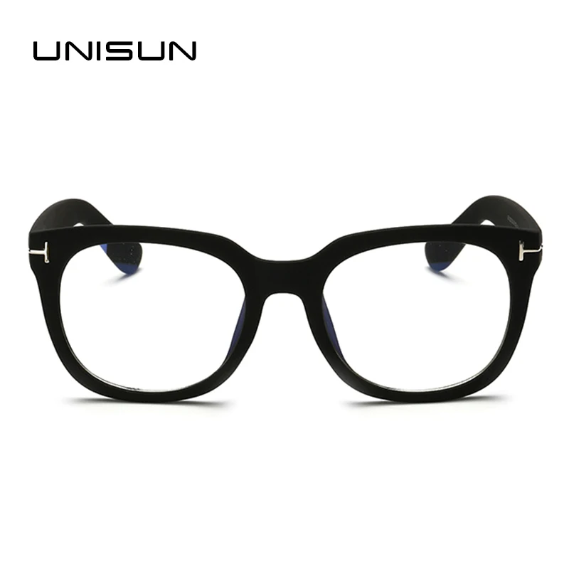 UNISUN Retro Classic Optical Square Sunglasses Women Men Fashion Unisex Clear Transparent Square