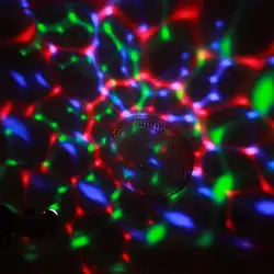 Yupard красочные светодиодный фонарик хрустальный магический шар сцене Освещение фары батарейки АА для партии Дискотека DJ Бар лампа