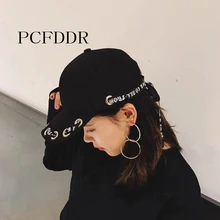 PCFDDR Корейская версия бант длинный пояс Женская бейсбольная Кепка летняя индивидуальность открытый солнцезащитный козырек кепка