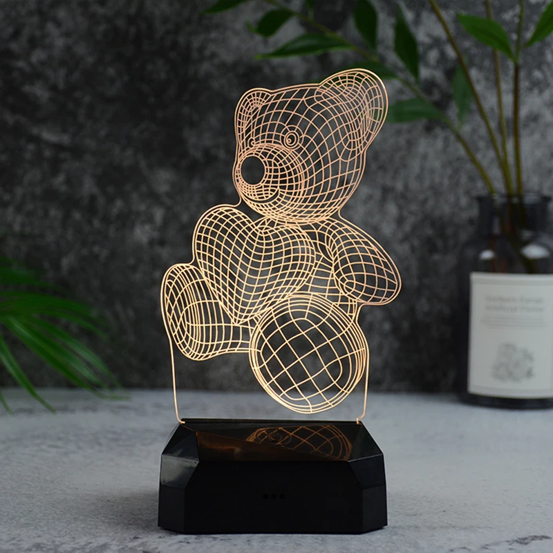 USB Поставка креативный мультяшный ночник 2019 новая лампа для спальни сменный
